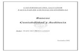 Bancos Contabilidad y Auditoria · 2020. 1. 18. · Bancos . Contabilidad y Auditoria. Autor: Analía San Martín Lorenzo . Noviembre 2005 . Paginas . Índice Objetivos 1 Desarrollo