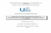 UNIVERSIDAD PARA EL DESARROLLO ANDINO INSTITUTO DE …repositorio.udea.edu.pe/bitstream/123456789/30/1... · 2018. 7. 4. · proyecto de investigaciÓn prÁctica de hÁbitos ecolÓgicos