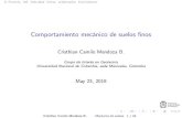 Comportamiento mecánico de suelos finosComportamiento mecánico de suelos finos Author: Cristhian Camilo Mendoza B. Created Date: 5/23/2018 5:38:13 PM ...
