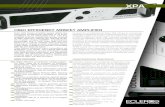 XPA - DJMania · 2005. 12. 30. · XPA La línea de amplificadores Ecler XPA ofrece la reconocida fiabilidad profesional de los amplificadores Ecler a un precio asequible. Está compuesta