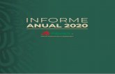 Informe Anual 2020 · 2021. 6. 11. · INFORME ANUAL 2020 9 Asimismo, se mantuvo la producción de crudo, al promediar 1,705.4 miles de barriles diarios, volumen superior en 0.3%