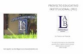 PROYECTO EDUCATIVO INSTITUCIONAL (PEI) - LICEO ANDRÉS BELLO · 2018. 8. 22. · Breve Reseña Histórica del Liceo Andrés Bello A-94. Su fecha de inauguración es el 27 de mayo