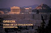 LA CIVILIZACIÓN GRIEGA · 2020. 8. 18. · •La gran prosperidad cultural y económica de la que gozó Atenas en esa época, además de la preocupación de Pericles por lograr que