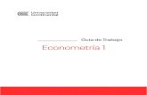 Guía de Trabajo Econometría 1...Notas de clase de Econometría de Juan Francisco Castro. Curso de Ex-tensión del Banco Central de Reserva del Perú. Wooldridge, J. (2015). Introducción
