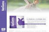 Línea complate CONEJOS - Prenut - Nutrición Animal. Alimentos de …prenut.com.ar/pdf/conejos/Linea completa CONEJOS.pdf · 2018. 11. 6. · nutricionales desde el inicio de la