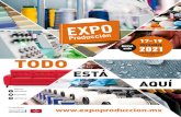 Expo Producción 2021 – Ciudad de México - CENTRO ......Maquinaria textil 45% Maquinaría de corte y confección 31% Telas 30% Hilos 26% Telas Non Woven 24% Confección / Moda