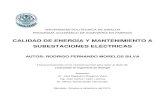 CALIDAD DE ENERGÍA Y MANTENIMIENTO A ...repositorio.upsin.edu.mx/Fragmentos/tesinas/Tesina...8 CALIDAD DE ENERGIA Y MANTENIMIENTO A SUBESTACIONES ELECTRICAS MORELOS SILVA RODRIGO