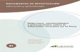Documentos de Investigación 87Impresión: Impresiones y Ediciones Arteta E.I.R.L. Cajamarca 239-C, Barranco, Lima, Perú. Teléfonos: 247-4305 / 265-5146 Hecho el Depósito Legal