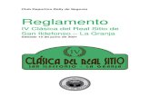IV Clásica del Real Sitio de San Ildefonso La Granja · PDF file 2021. 4. 1. · 1. ORGANIZACIÓN 1.1.- Identificación El Club Deportivo Rally de Segovia, organiza el evento de Regularidad