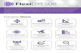 FlexiDYESUB · 2019. 11. 11. · Suavizar sombras Vectorización de trazado en Color y B/N Compatibilidad con el plug-in para mapas de bits de Adobe® PhotoShop® Serialización automática