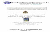 DIAGNÓSTICO INSTITUCIONAL Y FINANCIERO MUNICIPIO DE SANTA RITA, DEPARTAMENTO DE … · 2012. 6. 16. · 1.1.2 Aspectos Físicos y Geográficos 5 1.1.3 Aspectos Institucionales 6