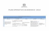 PLAN OPERATIVO ACADEMICO 2014 - Francisco José de Caldas …planeacion.udistrital.edu.co:8080/documents/280760/... · de los proyectos curriculares de la Facultad de Artes ASAB.