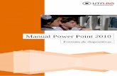 Manual Power Point 2010...Objetos de la diapo-sitiva. (Tablas, gráfi-cos, imágenes, clic multimedia) UTN-FRBA PROGRAMA DIGITAL JUNIOR 4 Para agregar algún objeto (Tabla, gráfico