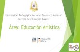 Área: Educación Artísticadpe.upnfm.edu.hn/espacios_formativos/EDUCACION_ARTISTICA... · 2019. 12. 3. · Educación Artística Plástica EBE-1311 Los contenidos están estrechamente