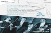 La música de cambra desconeguda de Granados...José Menor, piano L’any 2016 José Menor ha realitzat una gira mundial commemorant el Centenari de Gra-nados, actuant en sales i festivals