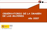 Presentación de PowerPoint...imagen por parte de los medios de comunicación y la publicidad. Introducción Instituto de la Mujer. Observatorio de la Imagen de las Mujeres. Año 2007.