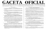 DE LA REPUBLICA BOLIVARIANA DE VENEZUELA · 2020. 3. 20. · Dirección Ejecutiva de la Magistratura, en calidad de Encargada. ... s conform ae la Ley del Banco Central de Venezuel