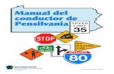 1 Manual del conductor de Pensilvania Manuals...- 1 - 1 En Pensilvania, antes de conducir un vehículo de motor hay que obtener un permiso de aprendiz de conductor. Para obtener una
