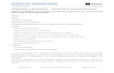 GM 2019 15991 · 2020. 8. 25. · GASETA MUNICIPAL 1 gaseta@bcn.cat barcelona.cat/gasetamunicipal DLB-5.656-2007 Disposicions organitzatives – Decrets de la Comissió de Govern