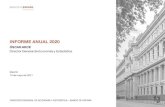 INFORME ANUAL 2020 - BdE · 2021. 5. 13. · informe anual 2020 Óscar arce director general de economía y estadística ... reconstrucciÓn de los mÁrgenes de actuaciÓn fiscal