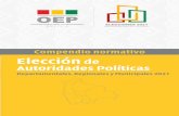 Compendio normativo Elección · TSE-RSP-ADM Nº 403/2020 De 21 de diciembre de 2020 375 Reglamento de elaboración y difusión de estudios de opinión en materia electoral en procesos