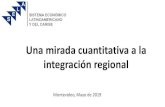 Una mirada cuantitativa a la integración regional...Una mirada cuantitativa a la integración regional Montevideo, Mayo de 2019 I. La integración en América Latina y el Caribe I.