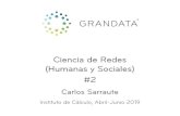 Ciencia de Redes (Humanas y Sociales) #2 · 2019. 5. 3. · RED DE ENFERMEDADES HUMANAS