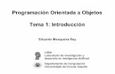 Programación Orientada a Objetos Tema 1: Introducciónquegrande.org/apuntes/ETIS/OPT/POO/teoria/07-08/tema_1... · 2008. 4. 20. · Estructuras básicas de diseño Tipos abstractos