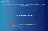 REPORTE MENSUAL DEL SECTOR ELÉCTRICO PERUANOmercadoenergia.com/mercado/estadisticas/archivos/es/2012/...Mantaro Nueva 500/220 kV y Socabaya Nueva 500/220 kV. Asimismo, el progreso