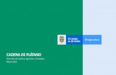 CADENA DE PLÁTANO · 2021. 5. 13. · CADENA DE PLÁTANO Ministerio de Agricultura y Desarrollo Rural Indicadores de producción y de mercado Indicadores de producción departamental