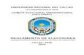 COMITÉ ELECTORAL UNIVERSITARIO (CEU-UNAC)...El padrón electoral de estudiantes se elabora en base a la información proporcionada por la Oficina de y Registros Archivos Académicos