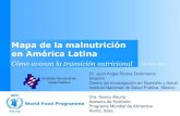 Mapa de la malnutrición en América Latina...Cómo avanza la transición nutricional 25 NOV 2015 Mapa de la malnutrición en América Latina Dr. Juan Angel Rivera Dommarco Director