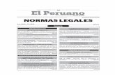 Publicacion Oficial - Diario Oficial El Peruano...Sufragio de las Elecciones Municipales Complementarias 2015” 551433 Sumario. El Peruano 551412 Domingo 26 de abril de 2015 R.J.