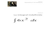 Matemáticas 2º de bachillerato 7 2º...Tema 7: La integral indefinida Matemáticas 2º de bachillerato 84 7.4.2 Integrales del tipo arctg x Se trata de ir transformando el denominador