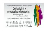 afiche-congreso-211.jpg?w=160&h=237 · 2011. 6. 27. · 3 Herrera, Gioconda, ed. (2008); Ecuador: la migración internacional en cifras. Quito: FLACSO Ecuador - Ministerio de Cultura