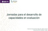 Jornadas para el desarrollo de capacidades en evaluación · 2019. 9. 4. · Fuente: CONAPO. Conciliación Demográfica 1950 -2015 y Proyecciones de la Población de México y las
