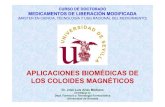 MEDICAMENTOS DE LIBERACIÓN MODIFICADApersonales.us.es/mfarevalo/recursos/master/med_lib_ctr/... · 2010. 2. 4. · APLICACIONES BIOMÉDICAS DE LOS COLOIDES MAGNÉTICOS CURSO DE DOCTORADO