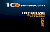 SENARECOM-Servicio Nacional de Registro y Control de la ......La Dirección Ejecutiva del SENARECOM presenta el “Informe en Cifras de la Gestión del SENARECOM 2007-2017”, que