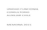 UNIDAD FUNCIONAL CONSULTORIO AUXILIAR CHILEclinicomalvarrosa.san.gva.es/documents/4084047/6521270/... · Durante el año 2015 se han producido cambios relevantes dentro del Departamento