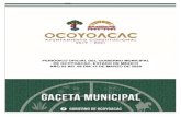 GACETA MUNICIPAL De Ocoyoacac 2020 · 2020. 5. 9. · 11. Reglamento: Al Reglamento de Imagen Urbana del Municipio de Ocoyoacac. 12. UMA: Unidad de Medida y Actualización. Artículo