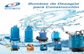 Bombas de Desagüe para Construcción - TSURUMI.pdf · 2018. 2. 22. · 2 Bombas de drenaje Rango de Rendimiento Bombas de lodo Carga hidrostática total (m) Capacidad (m3/min) Capacidad