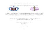 “COMPLICACIONES INMEDIATAS DE POSTCESAREADAS · 2019. 12. 5. · facultad de ciencias de la salud escuela profesional de medicina humana “complicaciones inmediatas de postcesareadas