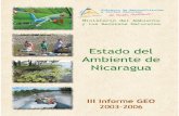 III Informe GEO- Estado del Ambiente Nicaragua · III Informe Geo del Estado del Ambiente de Nicaragua 2003-2006 Ministerio del Ambiente y los Recursos Naturales MARENA DIRECCIÓN