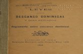 SOBRE DESCANSO DOMINICAL · 2018. 1. 4. · Reglamento sobre descanso dominical (Publicado en el “Diario Oficial” número ¿1,973 de 17 de enero de 1918) Núm. 101.—Santiago,