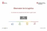 Observatori de la Logística - INICI CIMALSA · 2020. 10. 9. · Matriculació de vehicles de combustibles alternatius Cost del combustible sobre el total del transport viari Augment