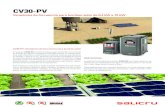 CV30-PV · 2021. 5. 25. · CV30-PV Variadores de frecuencia para bombeo solar de 0,4 kW a 75 kW Aplicaciones: La aplicación principal del variador CV30-PV es el riego agrícola,