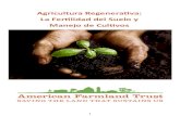 Agricultura Regenerativa: La Fertilidad del Suelo y Manejo ......(Climate smart) y orgánica, podemos contribuir al enfriamiento del am-biente, prevenir la erosión de los suelos y