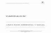 CAPITULO IV 30abril · 2010. 7. 19. · CAPITULO IV: LÍNEA BASE AMBIENTAL Y SOCIAL Estudio Evaluaciones Ambientales Complementarias del Proyecto Agroenergético Central Hidroeléctrica