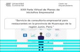 Presentación de PowerPoint · XXIII Feria Virtual de Planes de Iniciativa Empresarial Segmentación de mercado Fuentes de información Segura, J. (2020). (D. Gestión, Ed.)