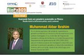 Muhammad Akbar Ibrahim - BioPasos · INDC s en México: Metas y Prioridades Gobierno de México. Secretaría de Medio Ambiente y Recursos Naturales. (2020). Contribución Determinada